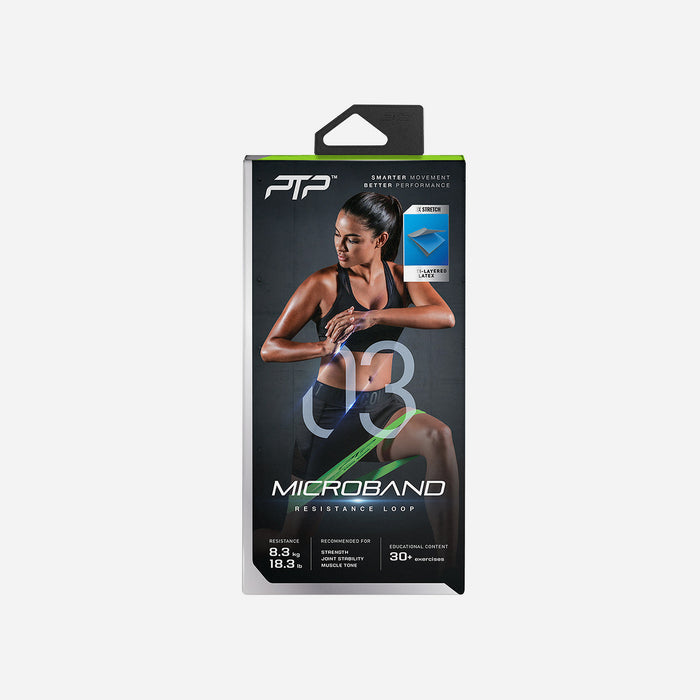 Băng Tập Đàn Hồi Ptp Microband Medium - Xanh Lá - Supersports Vietnam