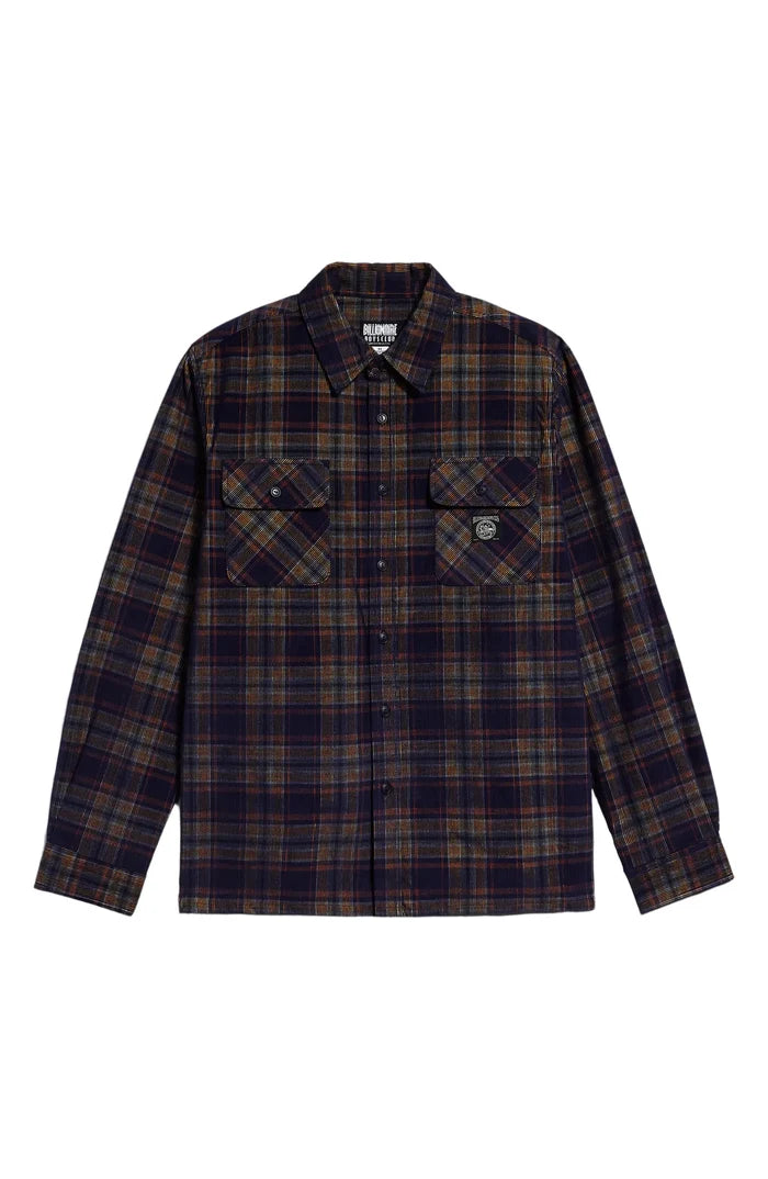 BBC "BIG BANG" PLAID BUTTON UP