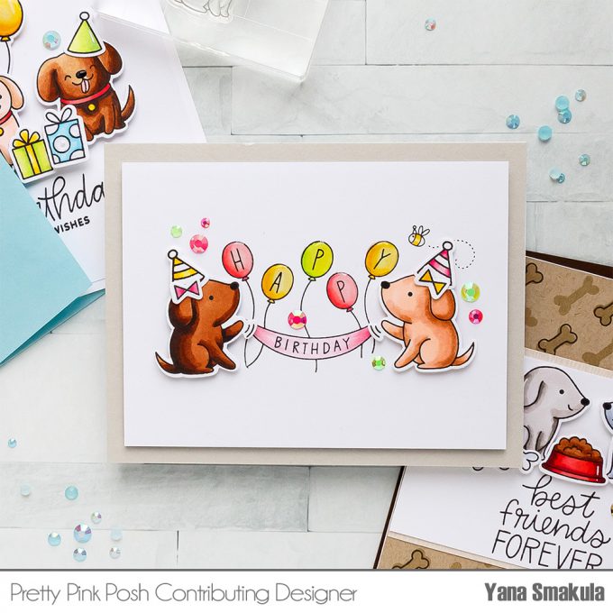 Birthday Scene Stamp Set