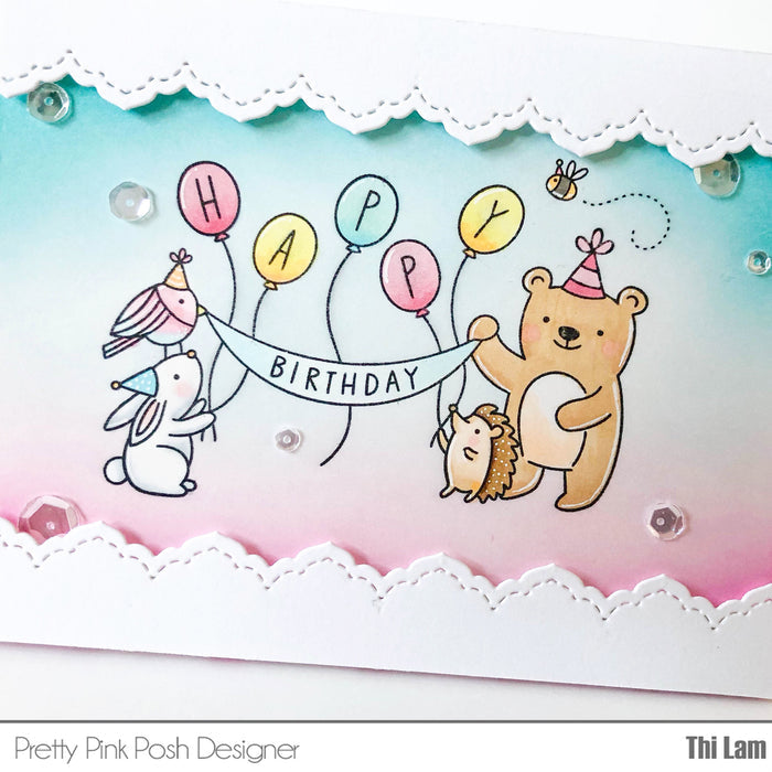 Birthday Scene Stamp Set