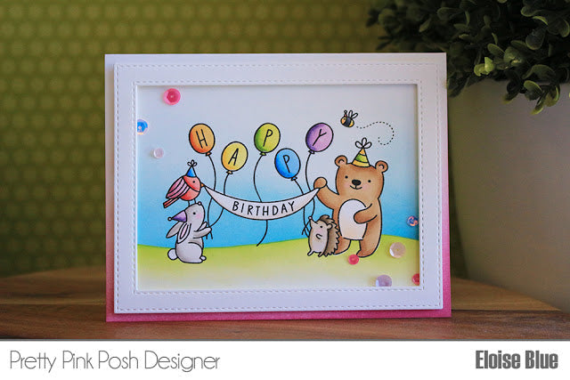 Birthday Scene Stamp Set