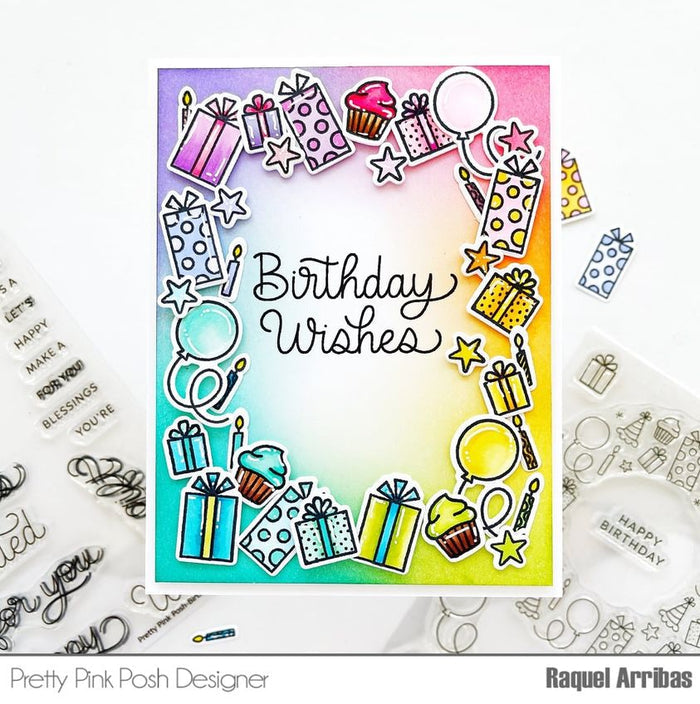 Birthday Wreath Coordinating Dies