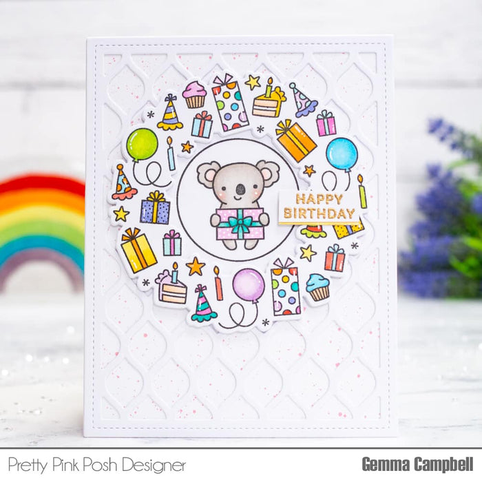 Birthday Wreath Coordinating Dies