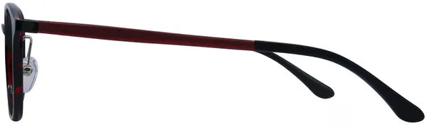 Black Oval Frame Sunglasses with Dark Tinted Lenses