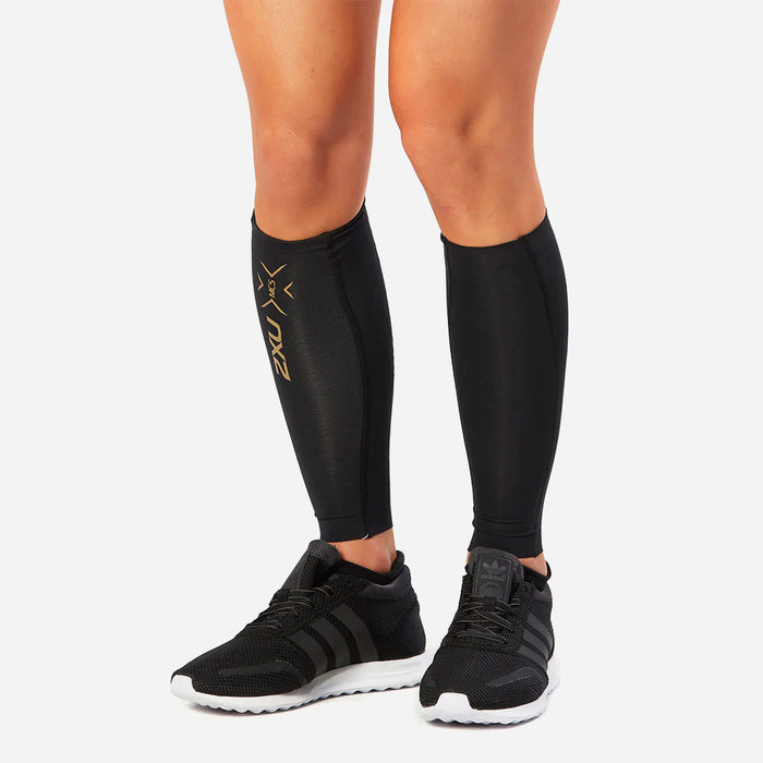 Bó Ống Chân Chạy Bộ 2XU Light Speed Compression - Đen - Supersports Vietnam