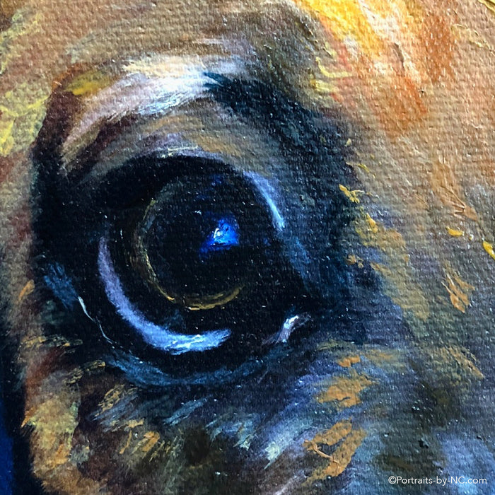 Boxer Puppy Oil Portrait 690 - Portraits by NC