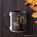 Brown Beauty: Sip in Style with our 11 oz Horse-themed Mug