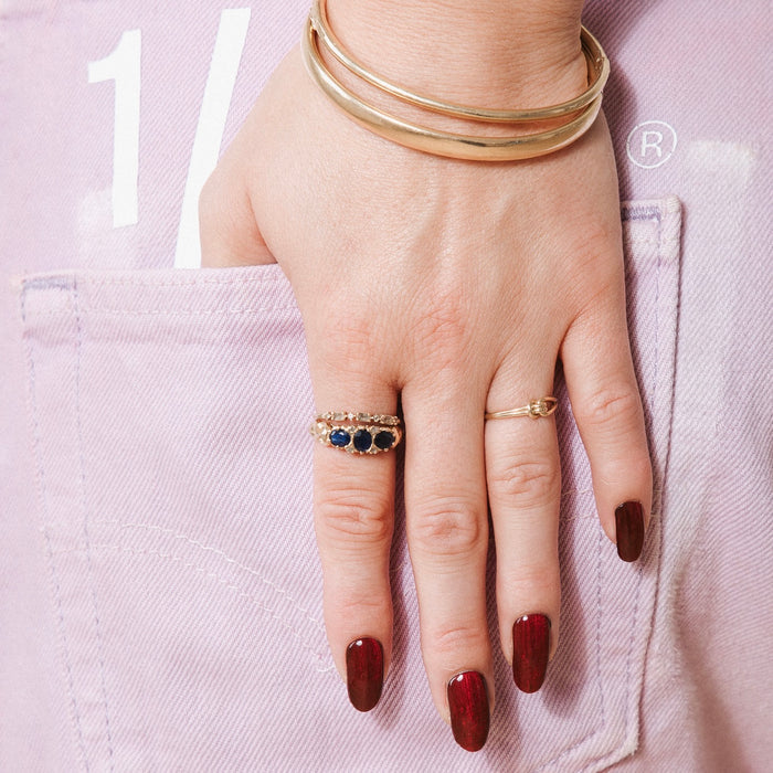 Burgundy Bloom - Maniac gel nail stickers