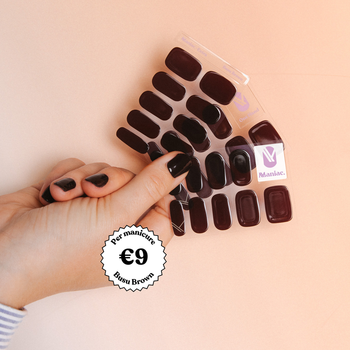 Busu Brown - Maniac gel nail stickers