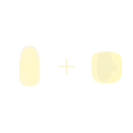 Butter Yellow - Mani+Pedi - Maniac gel nail stickers