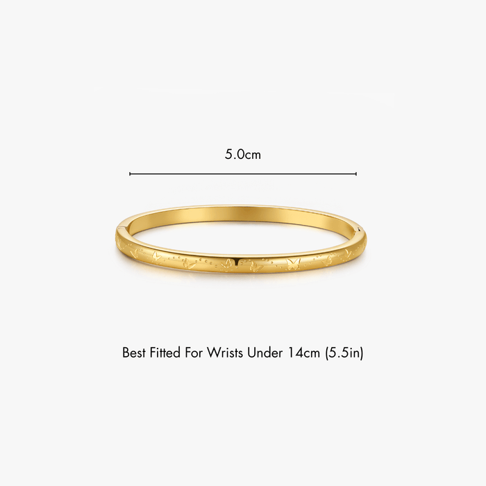 Butterfly Stacker Cuff Bangle Bracelet - Flaire & Co.