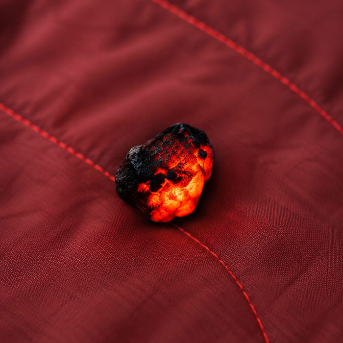Rumpl Campfire Puffy Blanket - Cherry Charcoal Campfire Puffy Blanket - Cherry Charcoal | Rumpl Blankets For Everywhere Solid Campfire Puffy