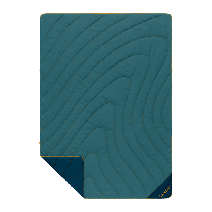 Rumpl Campfire Puffy Blanket - Sage Navy Campfire Puffy Blanket - Sage Navy | Rumpl Blankets For Everywhere Solid Campfire Puffy