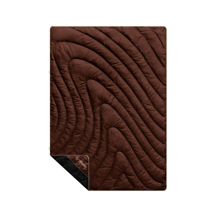 Rumpl Campfire Puffy Throw Blanket - Black Mocha Campfire Puffy Throw Blanket - Black Mocha | Rumpl Blankets For Everywhere Solid Campfire Puffy