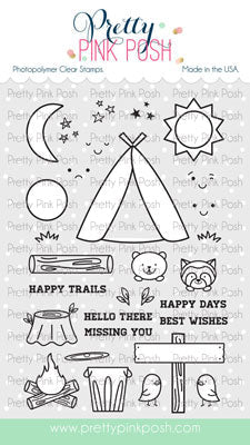 Camping Friends Stamp Set
