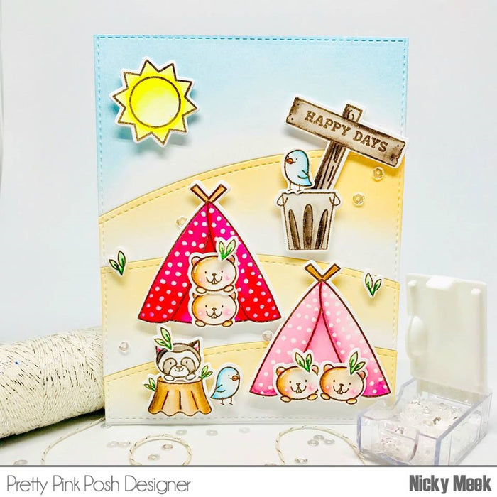 Camping Friends Stamp Set