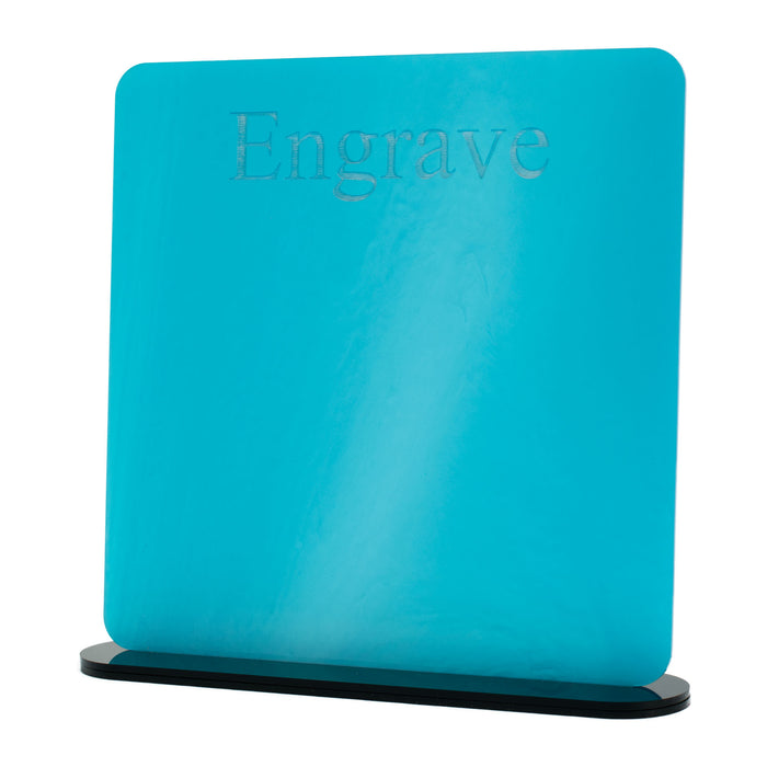 Caribbean Blue Turquoise Colorwave Acrylic Engrave