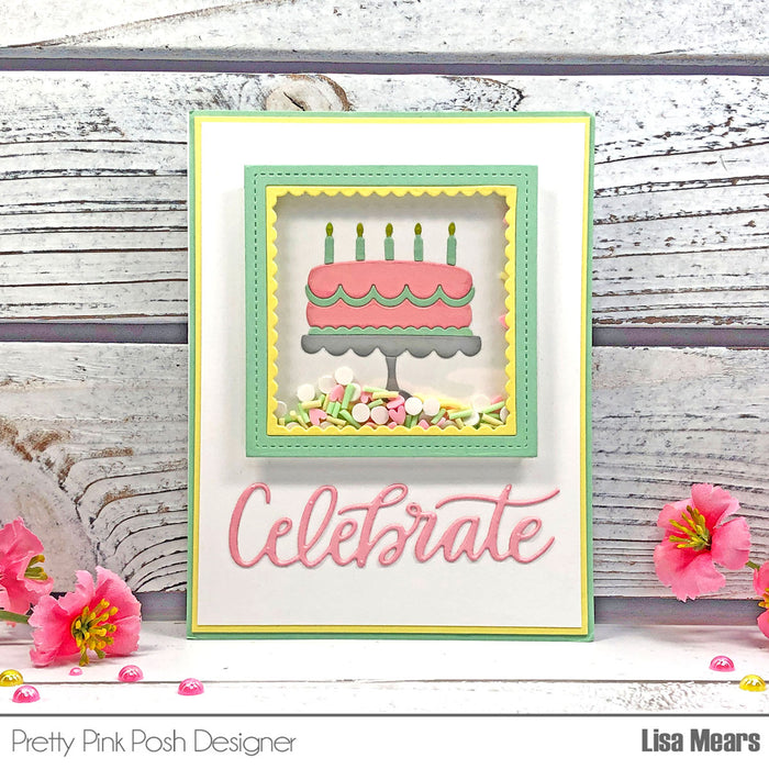 Celebrate Script Die