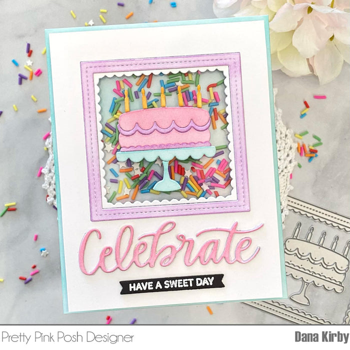 Celebrate Script Die