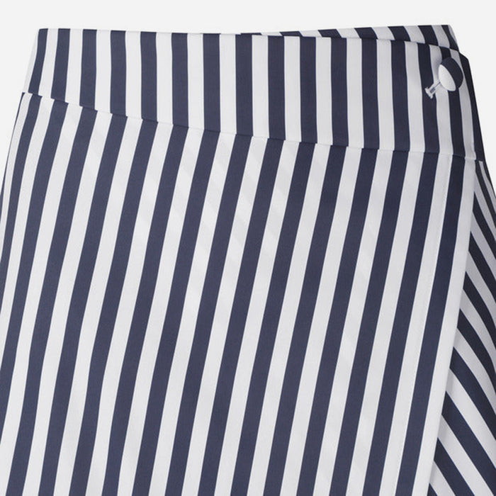 Chân Váy Nữ Descente Pinstripe Wrap - Xanh Navy - Supersports Vietnam