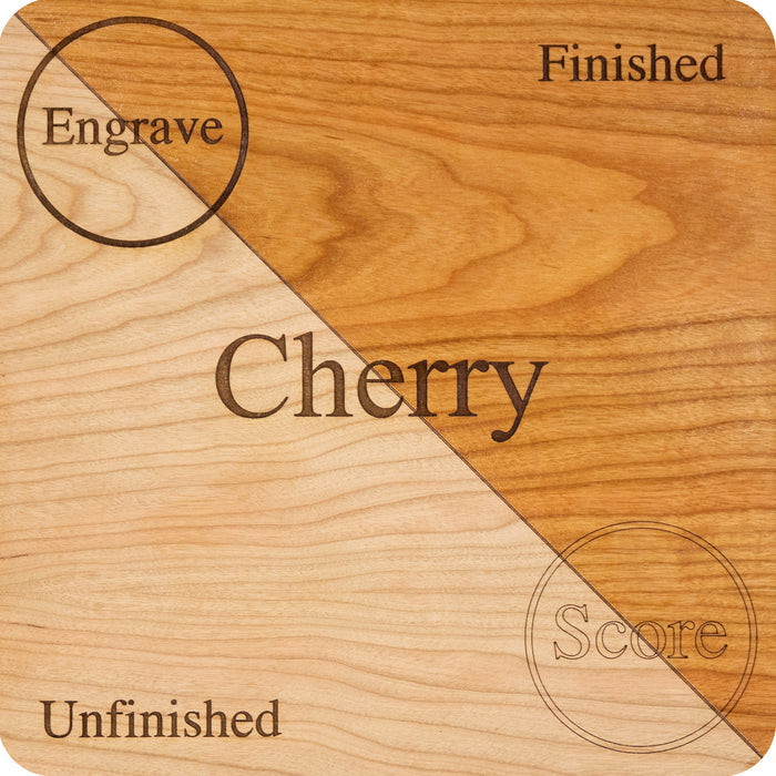 Cherry, 1/4 Inch, 12x19 inches, Double Sided, Unfinished