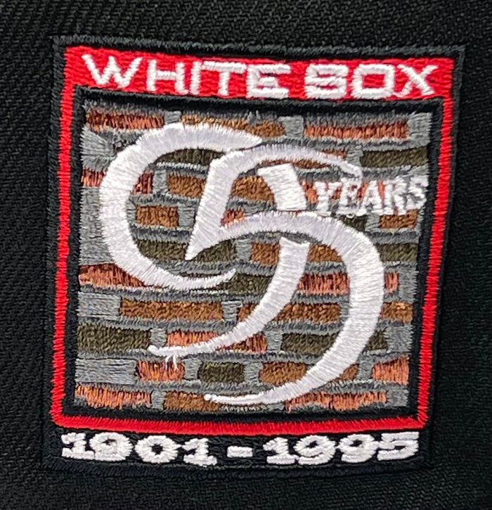 CHICAGO WHITESOX (BLACK) "95TH ANN" NEW ERA 59FIFTY FITTED