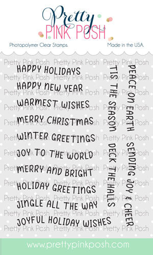 Christmas Banner Greetings Stamp Set