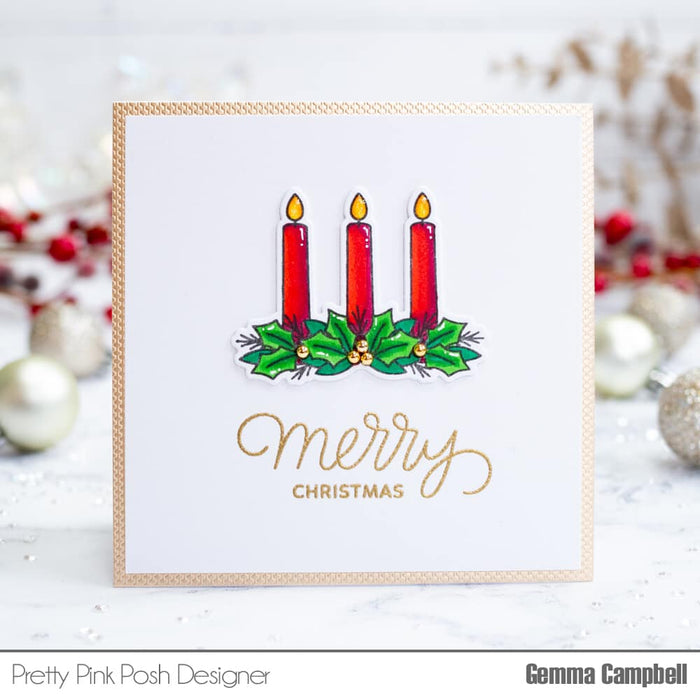 Christmas Candles Coordinating Dies