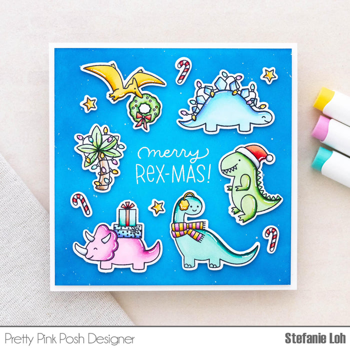 Christmas Dinosaurs Coordinating Dies