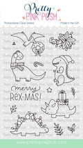 Christmas Dinosaurs Stamp Set