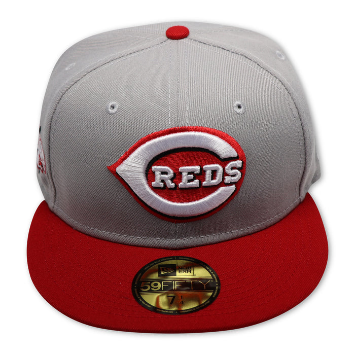CINCINATTI REDS (GREY) (2015 ALLSTARGAME) NEW ERA 59FIFTY FITTED (GREEN UNDER VISOR)
