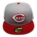 CINCINATTI REDS (GREY) (2015 ALLSTARGAME) NEW ERA 59FIFTY FITTED (GREEN UNDER VISOR)