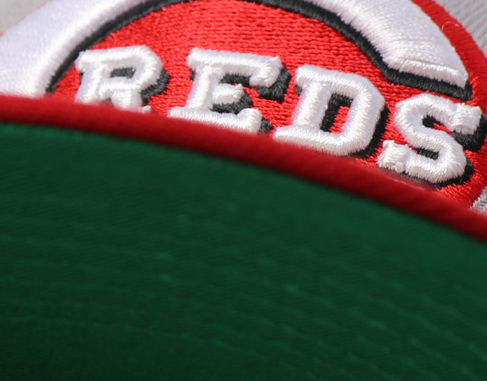 CINCINATTI REDS (GREY) (2015 ALLSTARGAME) NEW ERA 59FIFTY FITTED (GREEN UNDER VISOR)