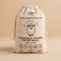 Clear Point Acne-Safe Organic Wool Dry Balls, 6 balls b2b