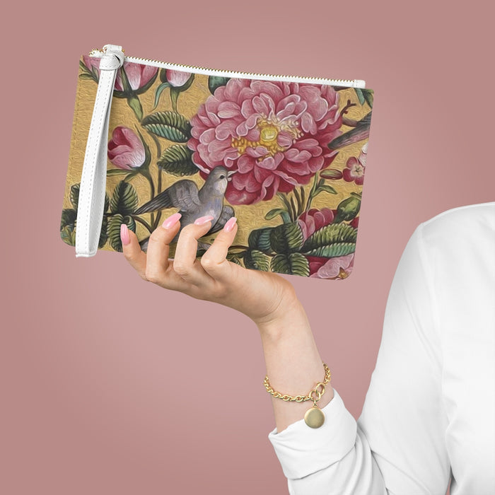 Clutch Bag - Camellia Design