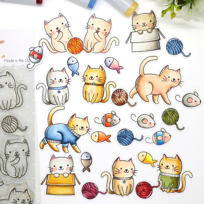 Cuddly Cats Stamp Set