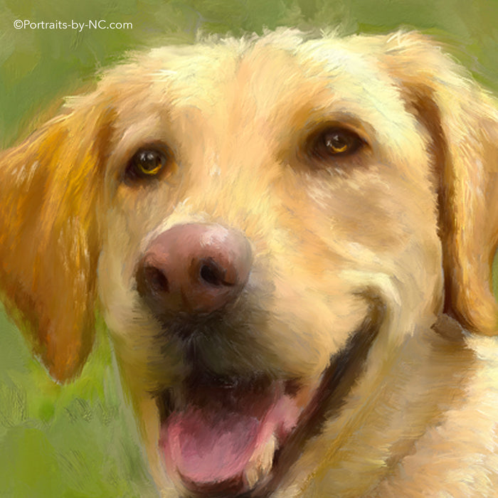 Golden Retriever Painting