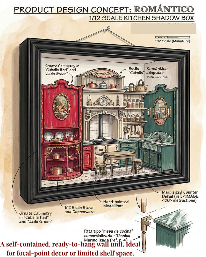 Custom Made Miniature Dioramas, Shadow- and Room Boxes