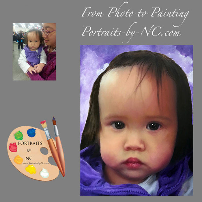 Toddler Portrait Girl from Photo 566