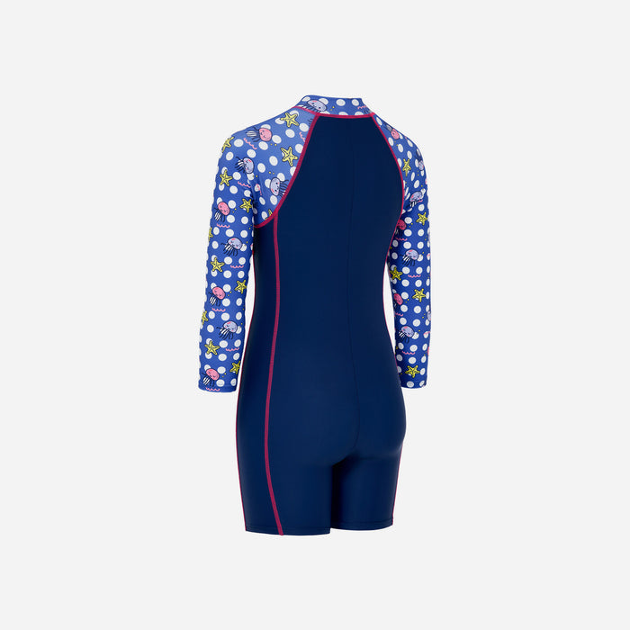 Đồ Bơi Một Mảnh Bé Gái Zoggs Long Sleeve All In One - Xanh Dương - Supersports Vietnam