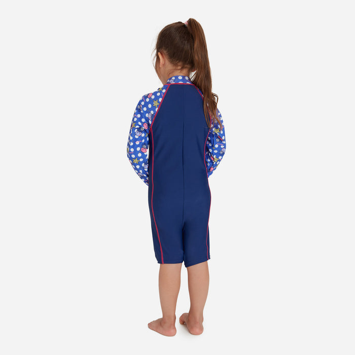Đồ Bơi Một Mảnh Bé Gái Zoggs Long Sleeve All In One - Xanh Dương - Supersports Vietnam