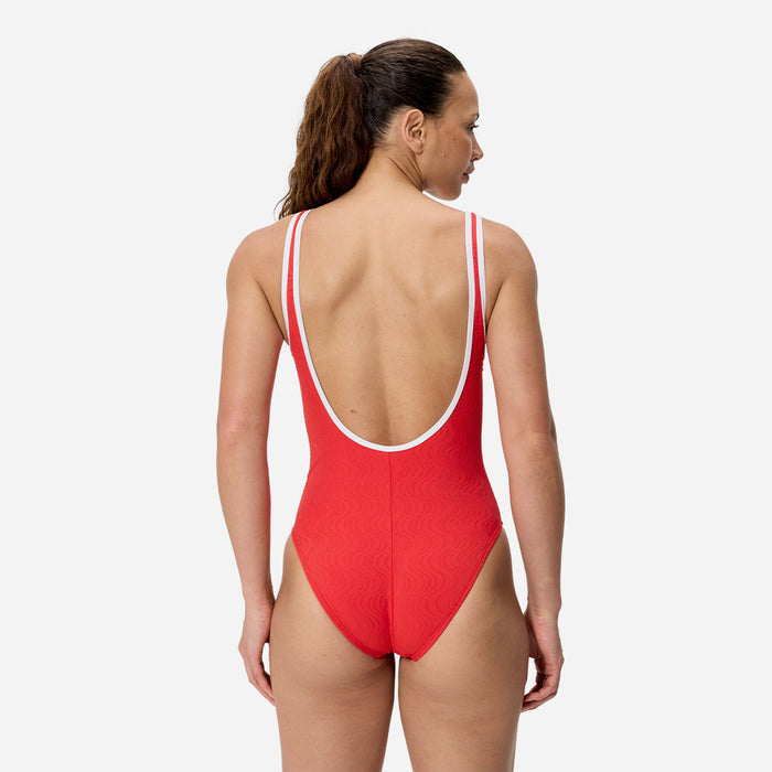 Đồ Bơi Một Mảnh Nữ Speedo Texture Bound Scoop - Đỏ - Supersports Vietnam