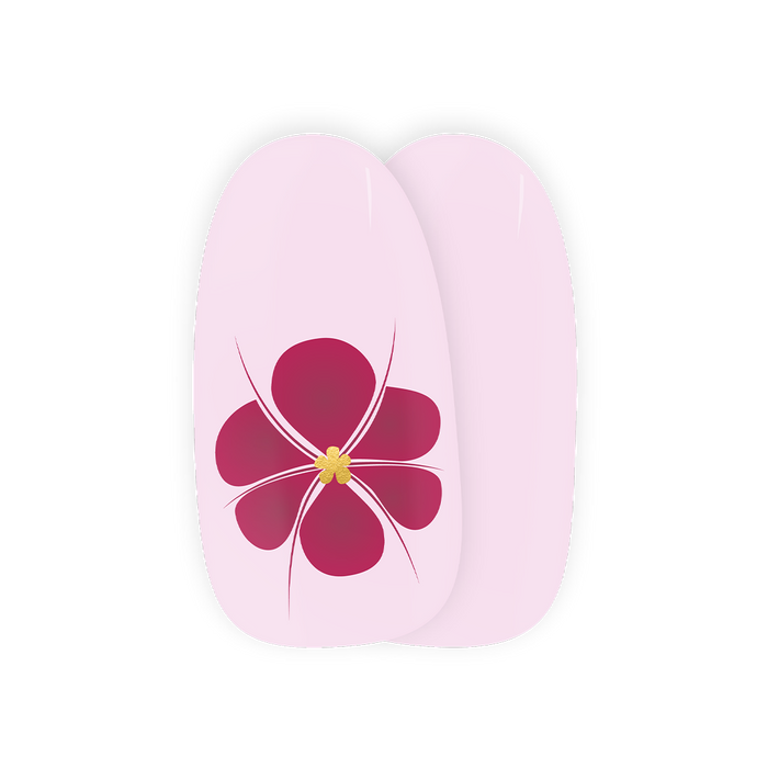 Dahlia by Carolien Spoor Maniac gellak stickers manicure nail art pink