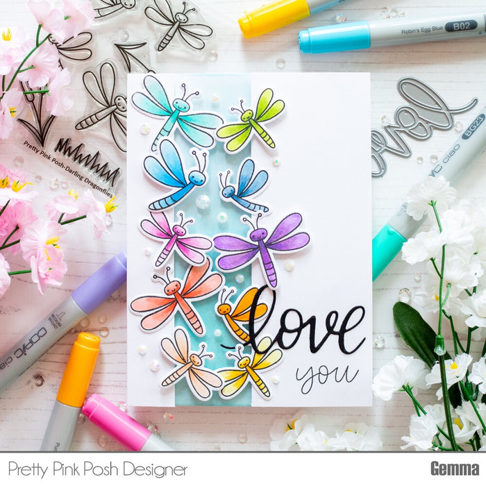 Darling Dragonflies Stamp Set