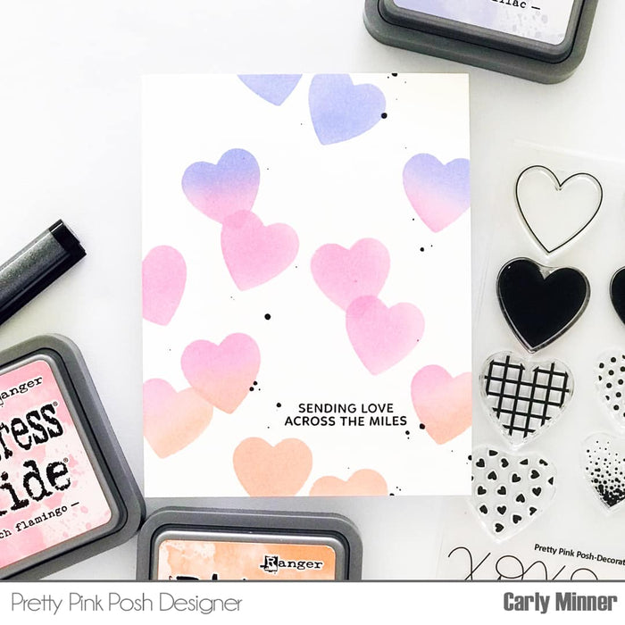 Decorative Hearts Stamp Set