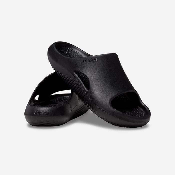 Dép Quai Ngang Unisex Crocs Mellow - Đen - Supersports Vietnam