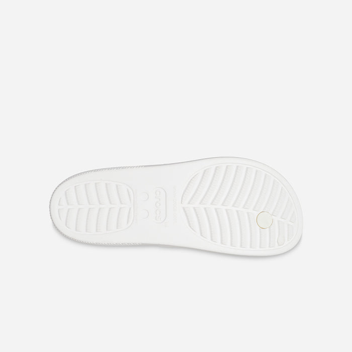 Dép Xỏ Ngón Nữ Crocs Classic Platform - Trắng - Supersports Vietnam