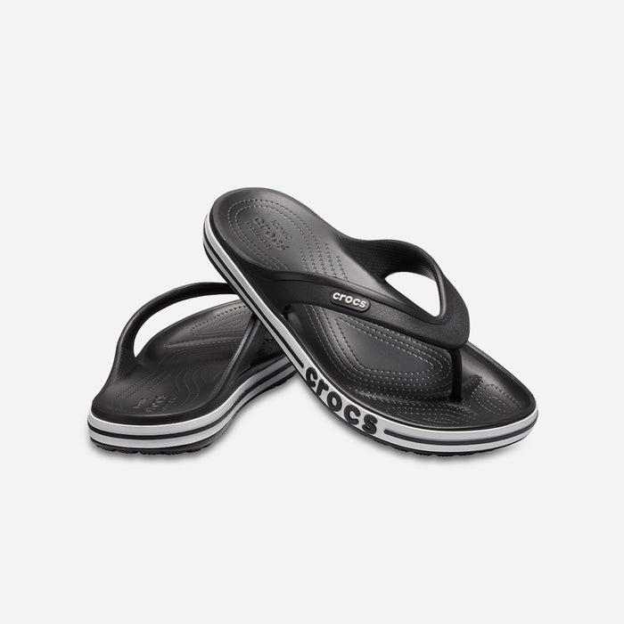 Dép Xỏ Ngón Unisex Crocs Bayaband - Đen - Supersports Vietnam