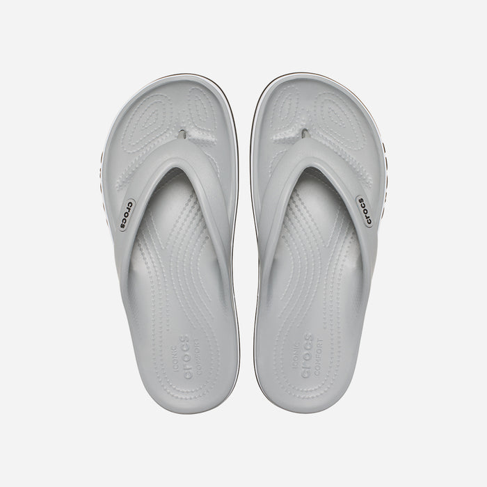 Dép Xỏ Ngón Unisex Crocs Bayaband - Xám - Supersports Vietnam