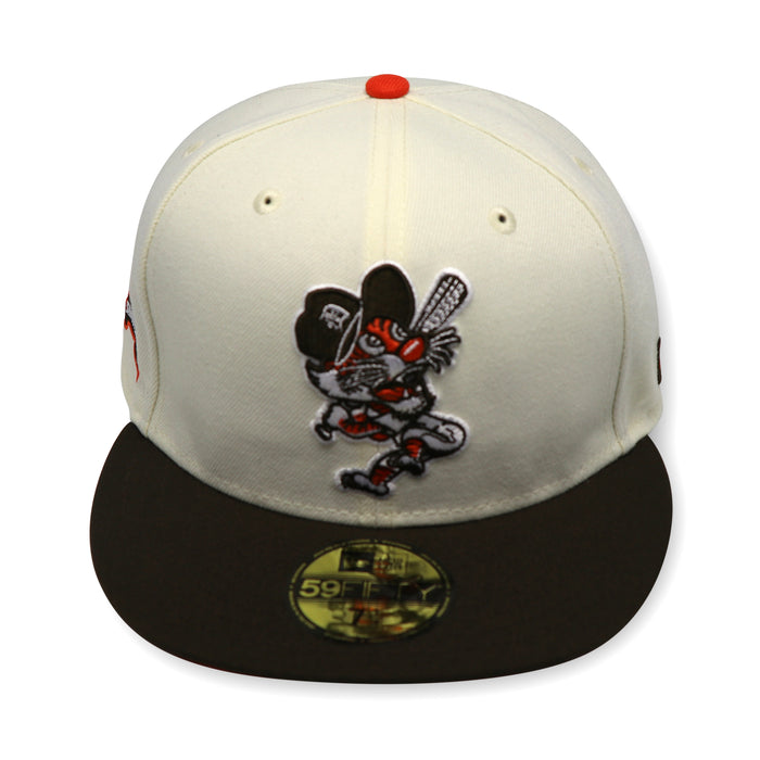 DETROIT TIGERS "1968 WORLDSERIES X 50TH ANNIVERSARY" NEW ERA 59FIFTY FITTED (ORANGE UNDER VISOR FITTED) (S)